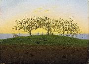 Caspar David Friedrich Hill and Ploughed Field near Dresden USA oil painting artist